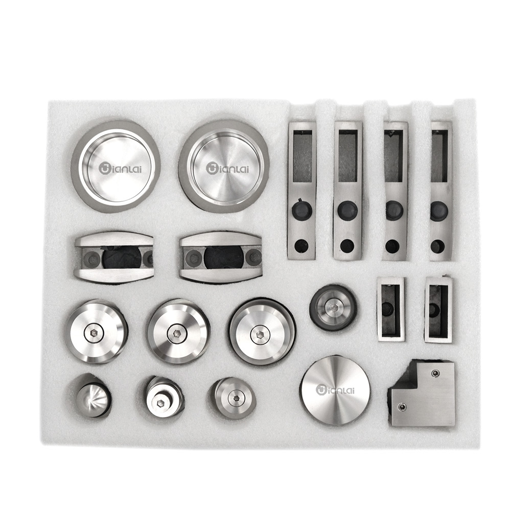 Perangkat Keras Kamar Mandi Tugas Berat Baja Stainless Steel Kit Shower Enclosure