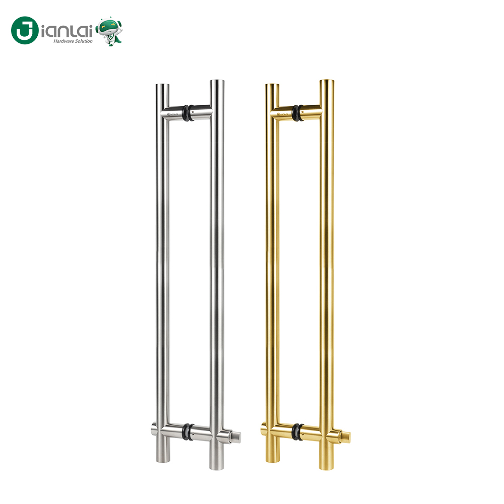 4 Skenario Komersial & Ulasan Pengguna Nyata | Gagang Pintu Kaca Stainless Steel Tipe H Jianlai Dengan Kunci